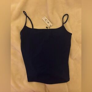 Garage Navy Tank Top